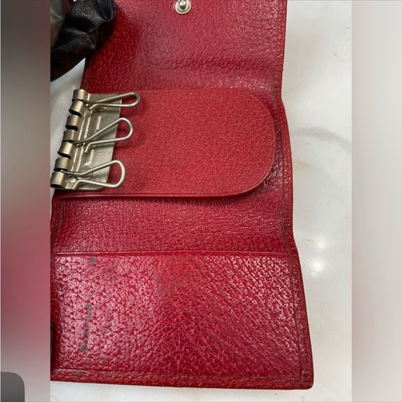 Gucci Red Key Holder - Picture 3 of 5